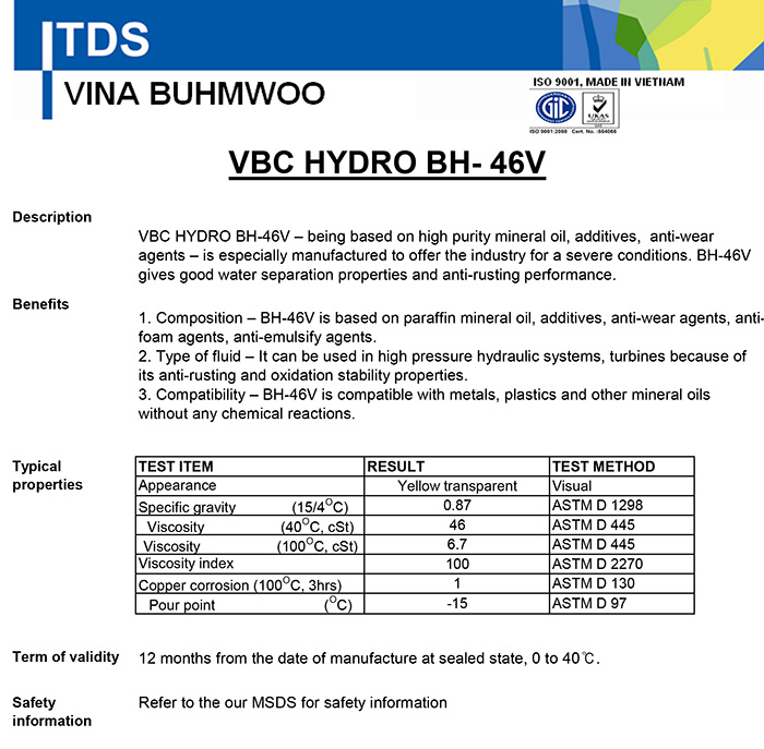 dau thuy luc buhmwoo chinh hang, dau thuy luc 32, dau thuy luc 46, dau thuy luc 68, dau nhot thuy luc 68, dau nhot 10, dau nhot thuy luc aw 68, dau nhon thuy luc 32, dau nhot thuy luc 32 Duracon vina; giá bán dầu thủy lực buhmwoo vbc hydro BH-46V chính hãng giá rẻ tại hà nội; giá bán dầu thủy lực vbc hydro bh-46v chính hãng giá rẻ tại hà nội; giá bán dầu nhờn thủy lực 32 VBC HYDRO BH-46V chính hãng; giá bán dầu thủy lực buhmwoo hàn quốc; giá bán dầu thủy lực buhmwoo 32; giá bán dầu thủy lực buhmwoo 46; giá bán dầu thủy lực buhmwoo 68; giá bán dầu nhờn thủy lực buhmwoo 32 46 68; giá bán dầu nhớt thủy lực buhmwoo 32 46 68; giá bán dầu nhớt thủy lực chính hãng giá rẻ; giá bán dầu thủy lực 32 chính hãng giá rẻ tại hà nội; giá bán dầu thủy lực 46 chính hãng giá rẻ; giá bán dầu thủy lực 68 chính hãng giá rẻ; giá bán dầu thủy lực aw 68 chính hãng giá rẻ; giá bán dầu thủy lực castrol chính hãng giá rẻ; giá bán dầu nhớt 10 chính hãng giá rẻ; giá bán dầu nhớt thủy lực chính hãng giá rẻ; giá bán dầu nhớt thủy lực 68 chính hãng giá rẻ tại hà nội; giá bán dầu nhờn thủy lực 10 32 46 68 chính hãng giá rẻ tại hà nội;