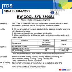 Duracon vina; giá bán dầu cắt gọt pha nước BW COOL SYN-8800SJ chính hãng giá rẻ; giá bán dầu cắt gọt kim loại pha nước BW COOL SYN-8800SJ chính hãng giá rẻ; giá bán dầu cắt gọt kim loại pha nước Buhmwoo BW COOL SYN-8800SJ chính hãng giá rẻ; giá bán dầu cắt gọt chính hãng giá rẻ giá tốt tại hà nội; giá bán dầu cắt gọt pha nước chính hãng giá rẻ giá tốt tại hà nội; giá bán dầu cắt gọt không pha nước; giá bán dầu cắt gọt kim loại chính hãng giá rẻ giá tốt tại hà nội; giá bán dung dịch tưới nguội; giá bán dầu cắt gọt kim loại không pha nước; giá bán dầu cắt gọt kim loại pha nước chính hãng giá rẻ giá tốt tại hà nội; giá bán dầu tưới nguội; giá bán dầu tưới nguội cho máy phay cnc; giá bán dầu tưới nguội cho máy cnc chính hãng giá rẻ giá tốt tại hà nội; giá bán dầu tưới nguội cho máy tiện; giá bán dầu tưới nguội máy cnc chính hãng giá rẻ giá tốt tại hà nội; giá bán dầu tưới nguội pha nước; giá dầu tưới nguội pha nước chính hãng giá rẻ giá tốt tại hà nội;